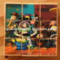 China Supplier Alibaba 9pcs Wooden Toys Learning Puzzle 3d